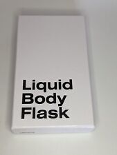 Areaware Body Flask Gloss White  Stainless steel Designer Modern Booze for sale  Shipping to South Africa