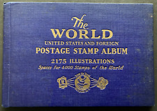 Usado, Álbum de selos do mundo dos Estados Unidos e do exterior 1933 HC Illus. (SEM SELOS!) Muito bom estado comprar usado  Enviando para Brazil