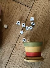 Vintage wooden dice for sale  TEIGNMOUTH