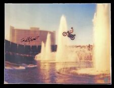 FOTO EVEL KNIEVEL FIRMADA A MANO 16X20 AUTOGRAFIADA 16X20 CAESARS PALACIO SALTO CON AUTENTICIDAD segunda mano  Embacar hacia Argentina