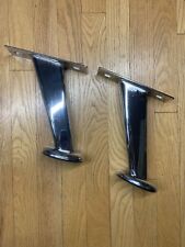 Used, 5" Slanted Metal Chrome Modern Furniture Sofa/Table/Chair Legs - Set of 2 for sale  Shipping to South Africa