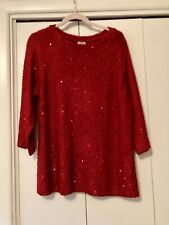 ladies red pullover for sale  Fort Payne