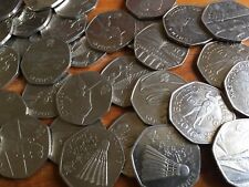 50p coins circulated for sale  KINGTON