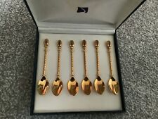 Six gold plated for sale  PETERHEAD