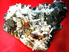 Amazing Huge "Gold Pyrite, Sphalerite" Quartz Crystal Cluster" Gemstone Peru for sale  Shipping to Canada