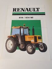 Prospectus Brochure Tracteur Tractor Traktor Renault 850/854MI d'occasion  Wasselonne
