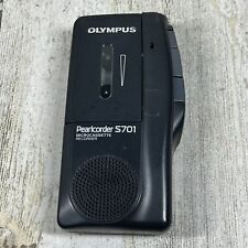 Olympus Pearlcorder S701 Micro Cassette Recorder Black - Tested for sale  Shipping to South Africa