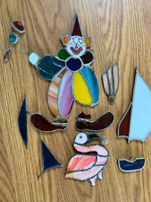 Stained glass pieces for sale  Wayland