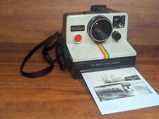 Antiga Câmera Instantânea Polaroid SX-70 OneStep Listras Arco-íris Branca FILME TESTADO! Muito bom estado! comprar usado  Enviando para Brazil