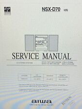 PDF manual de servicio Aiwa Nsx-d70 segunda mano  Embacar hacia Argentina