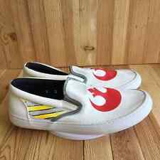 Tênis Star Wars Sperry Masculino Tamanho 8.5 Top Sider Rebel Slip-On Branco Vermelho 0515 comprar usado  Enviando para Brazil