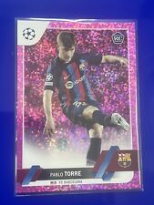 Usado, Topps Flagship UCC 22/23 Pink Sparkle FC Barcelona RC Pablo Torre #32 comprar usado  Enviando para Brazil