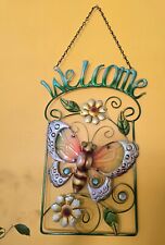 Metal welcome butterfly for sale  Manchester