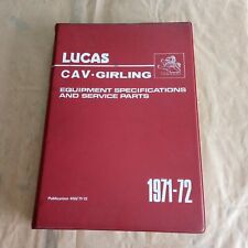 Lucas cav girling for sale  UK