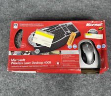 Teclado y mouse láser ergonómico de escritorio 4000 de Microsoft segunda mano  Embacar hacia Argentina