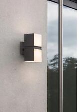 Keating 2-Light Cinza Escuro LED Suporte de Parede Externo Lanterna Arandela com Opala PC comprar usado  Enviando para Brazil