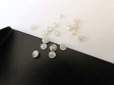 Used, 15pcs 1mm Pink Cut White Diamond Cabochon, Height... for sale  Shipping to South Africa