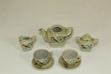  Mini Tea Set Made in Occupied Japan Bird and Flower Decoration Vintage for sale  Shipping to South Africa