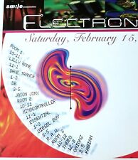 1997 SM:)E ELECTRONICA RAVE FLYER DJ RAW EDM HOUSE PÓSTER ELECTROELECTRÓNICO DE COLECCIÓN, usado segunda mano  Embacar hacia Argentina