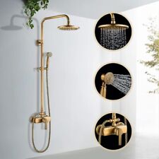 Vintage Luxury Antique Brass Shower System,Shower Mixer Tap with Rainfall Shower for sale  Shipping to South Africa