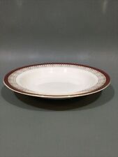 Royal Grafton Bone China “ Majestic Maroon “ Soup Plate / Pasta Bowl for sale  Shipping to South Africa