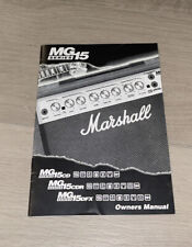 Folleto manual del propietario MARSHALL MG serie 15 CD CDR DFX segunda mano  Embacar hacia Argentina