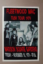 Fleetwood Mac Concert Tour Poster 1979 Madison Square Gardens-- for sale  Shipping to Canada