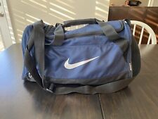 Nike Brasilia 6 Bolso de Lona Gimnasio Viaje Equipaje de Llevar Gris Negro Blanco Swoosh segunda mano  Embacar hacia Mexico