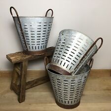 vintage galvanised bucket for sale  Shipping to Ireland