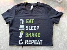 Camiseta Herbalife EAT SLEEP SHAKE REPETICIÓN: NUEVA SIN ETIQUETAS segunda mano  Embacar hacia Argentina