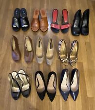 Lote de 10 pares de zapatos de tacón para mujer talla 6,5 buen estado usado. segunda mano  Embacar hacia Argentina
