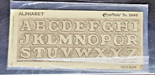 Craftaid 2660 alphabet for sale  Burkburnett