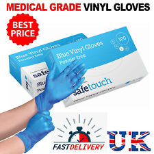 Vinyl gloves blue for sale  BIRMINGHAM