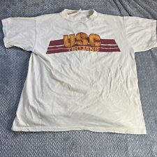 Used, Vintage USC Trojans Mens L T-Shirt Single Stitch College Stain for sale  Shipping to South Africa