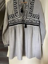 Zara embroidered tunic. for sale  GLASTONBURY