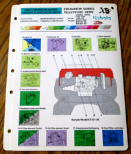 Gráfico de manutenção de serviço de mini escavadeira Kubota U35S2 U45S U35-3S2 thru KX161-3S, usado comprar usado  Enviando para Brazil