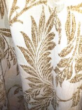 Lined curtains gold for sale  OXFORD