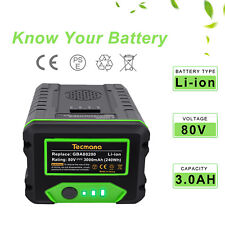 Greenworks 80v gba80200 for sale  Shipping to Ireland