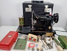 1951 máquina de coser vintage peso pluma Singer 221 k, reparada, prueba de pat eléctrica segunda mano  Embacar hacia Mexico