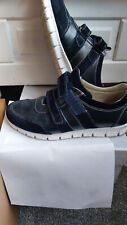 Usado, Sapatos femininos azul escuro couro/camurça EU36 UK3.5 palmilha ortopédica comprar usado  Enviando para Brazil