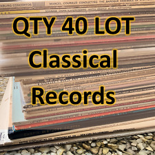 40 Lot Classical Music Vinyl LPs, Mix Of Titles, VG, VG+ and NM Condition for sale  Shipping to South Africa