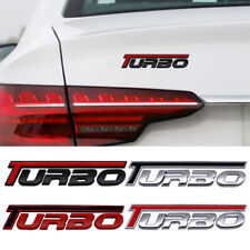 1 peça adesivo adesivo porta-malas 3D metal turbo emblema acessórios carro para-lama automático comprar usado  Enviando para Brazil