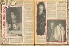 Mini pôster recorte Jon Bon Jovi - River Phoenix - 11" x 8" revista adolescente pinup comprar usado  Enviando para Brazil