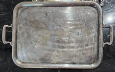 Bandeja de placa de prata USN gravada pela Marinha dos Estados Unidos SF Co 1741 18 B 13" x 17 1/2" comprar usado  Enviando para Brazil
