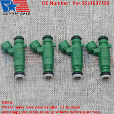 4PCS Fuel Injectors 3531037150 fit Hyundai Accent 1.6L L4 2006-2011 FJ989 TR USA for sale  Shipping to South Africa