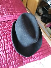 Vintage black felt for sale  Shipping to Ireland