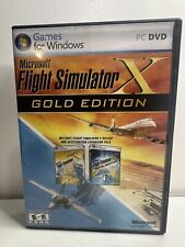 Microsoft Flight Simulator X Gold Edition PC DVD Windows con expansión segunda mano  Embacar hacia Argentina