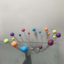 mid century 1950s atomic sputnik  style chrome fruit bowl for sale  Shipping to South Africa