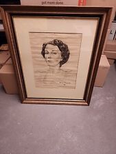 Vintage drawing woman for sale  Macomb