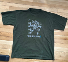Camiseta Masculina Vintage Y2K Metal Gear Solid 3 Snake Eater Extra Grande Promo Verde Escuro, usado comprar usado  Enviando para Brazil